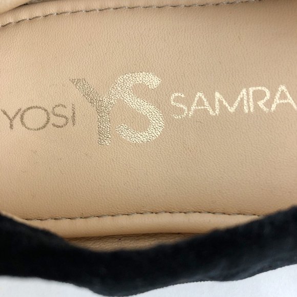 NWOB! YOSI SAMRA Black Velvet Vienna 2 Foldable Ballet Flats 6 - Picture 8 of 10